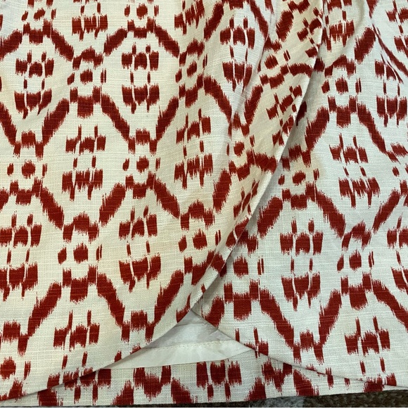 Antonio Melani Tribal Print Linen Blend Skirt - Picture 3 of 6